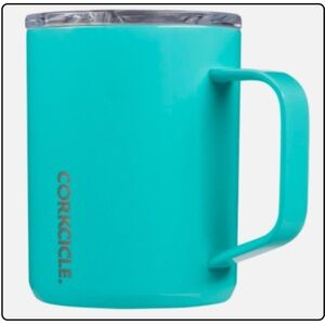 🎉BRAND NEW 🎉 Corkcicle 16oz Coffee Mug, Stainless Steel in Gloss Turquoise